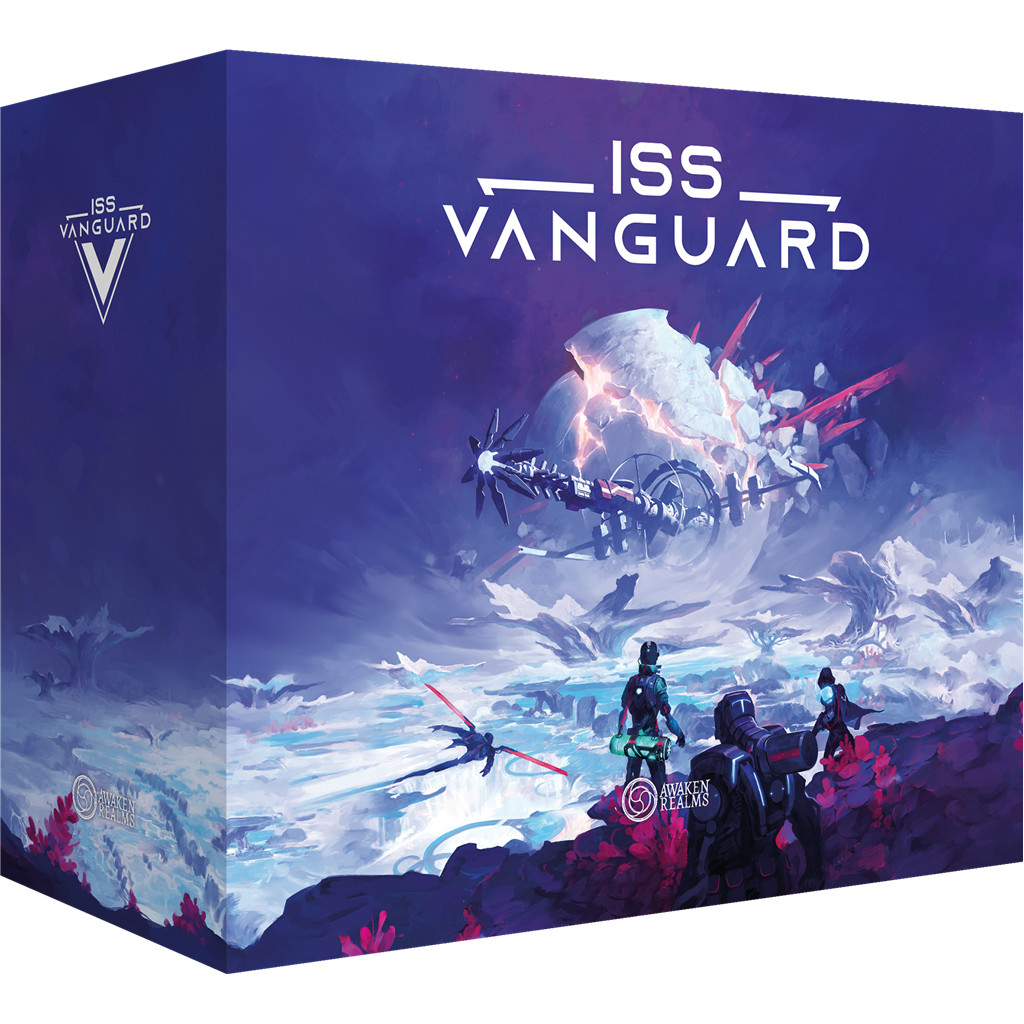 Boîte du jeu ISS Vanguard, jeu de société coopératif et narratif de science-fiction