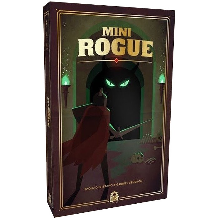 Boîte du jeu Mini Rogue, jeu de société solo de type dungeon crawler