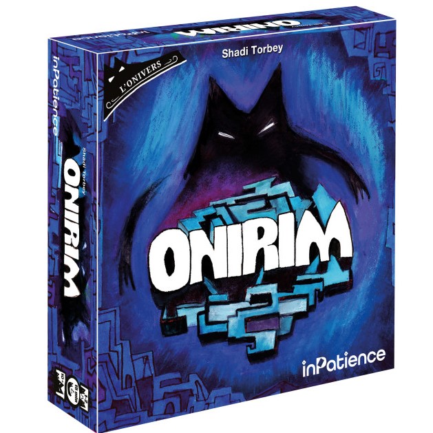 Boîte du jeu Onirim, jeu de cartes coopératif et solo à thème onirique