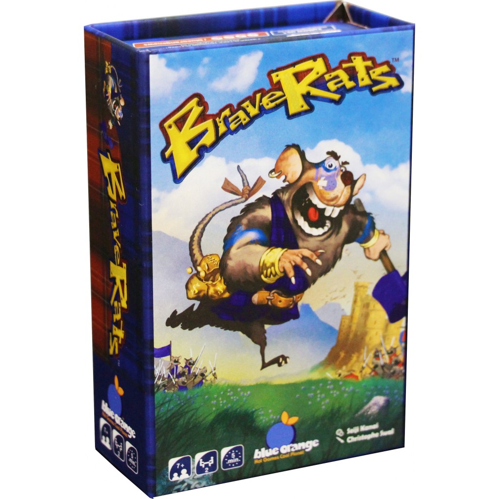 Boîte du jeu BraveRats, jeu de cartes tactique et rapide pour deux joueurs