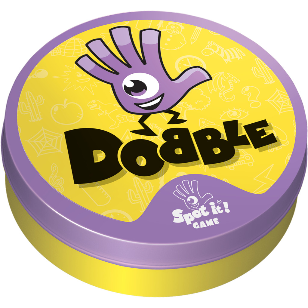 Dobble, jeu de société d’observation et de rapidité pour enfants dès 6 ans, idéal en famille