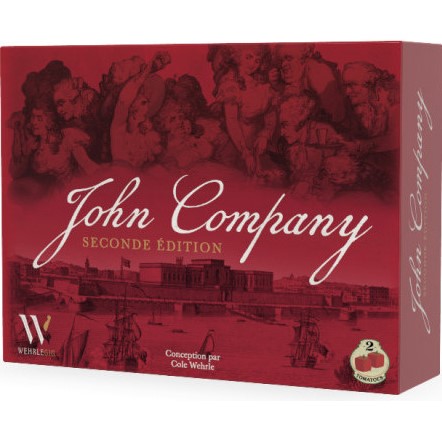 Boîte du jeu John Company Seconde Édition, jeu de stratégie politique et économique