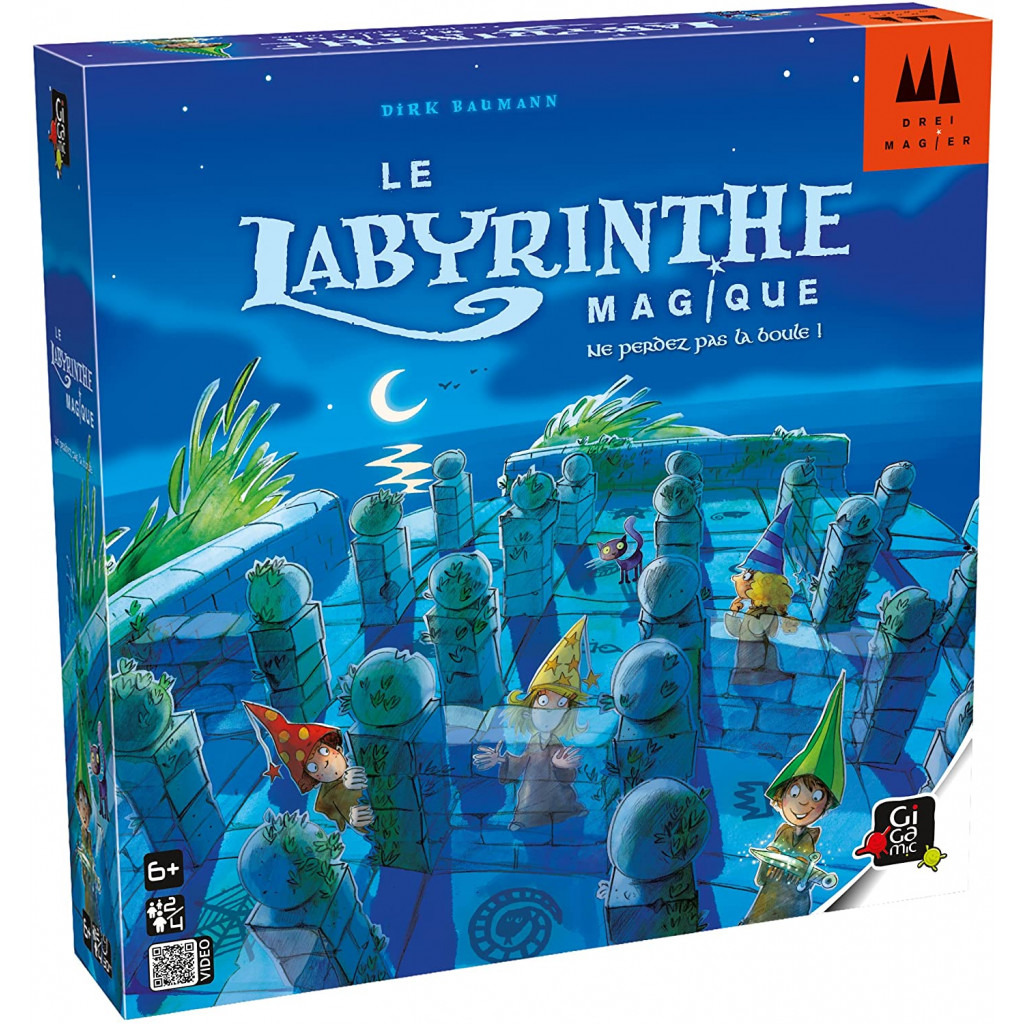 Le Labyrinthe Magique, jeu d’exploration dès 6 ans avec labyrinthe invisible et défis magiques