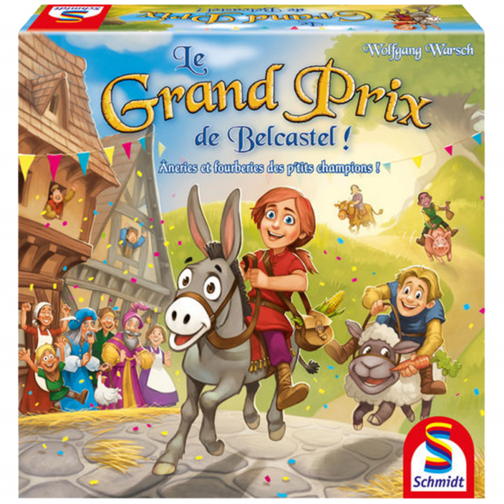 Le Grand Prix de Belcastel, jeu de course amusant dès 6 ans avec ânes, moutons et animaux farfelus