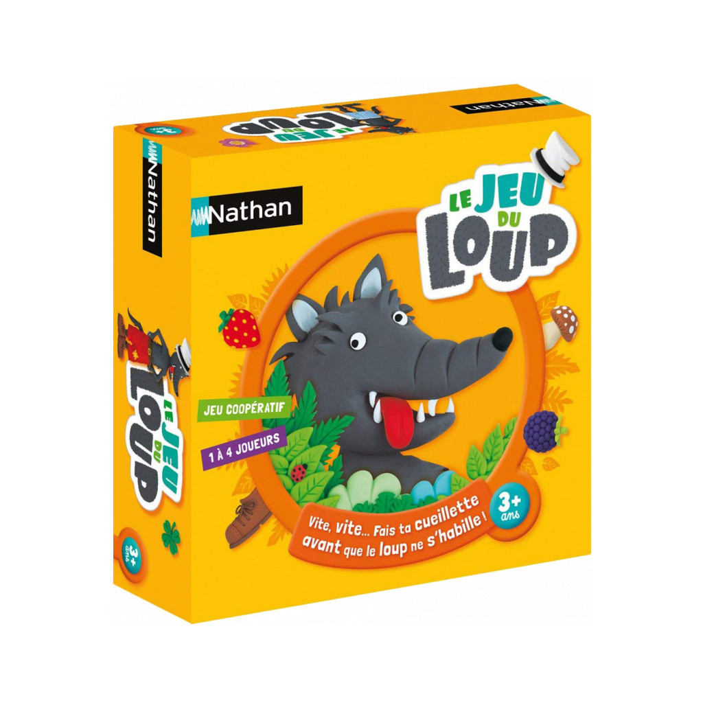 Le Jeu du Loup, jeu de société coopératif pour enfants dès 3 ans, Nathan