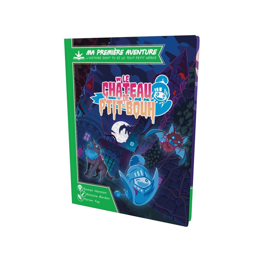 Ma Première Aventure Le Château de P’tit Bouh, livre-jeu interactif dès 4 ans où l’enfant choisit son chemin