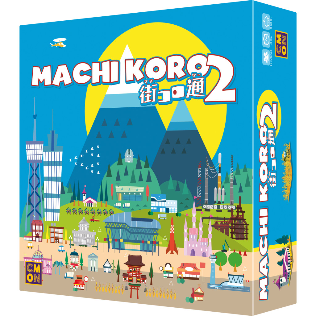 Machi Koro 2 – jeu de société familial de gestion et de développement de ville