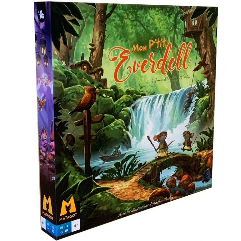 Mon P’tit Everdell, jeu de stratégie et de placement pour enfants dès 6 ans dans l’univers d’Everdell