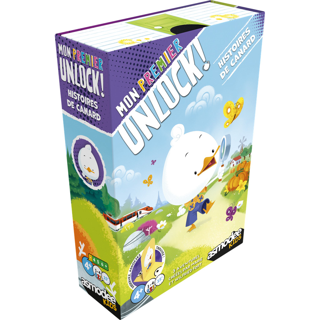 Mon Premier Unlock Histoires de Canard, escape game pour enfants dès 4 ans avec aventures coopératives