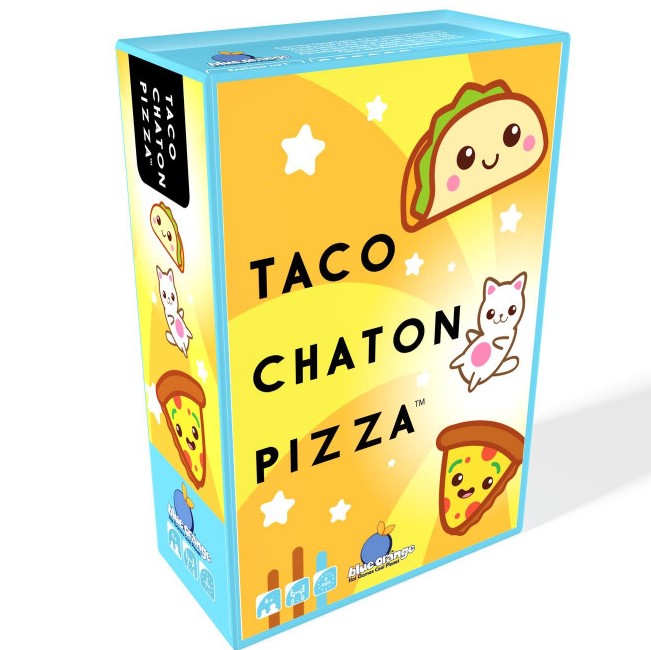 Taco Chaton Pizza, jeu de cartes frénétique et familial dès 4 ans, dans l’univers mignon des tacos, chatons et pizzas