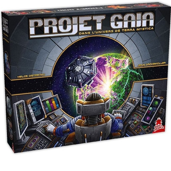 Boîte du jeu Projet Gaia, jeu de stratégie expert de développement spatial et gestion de ressources