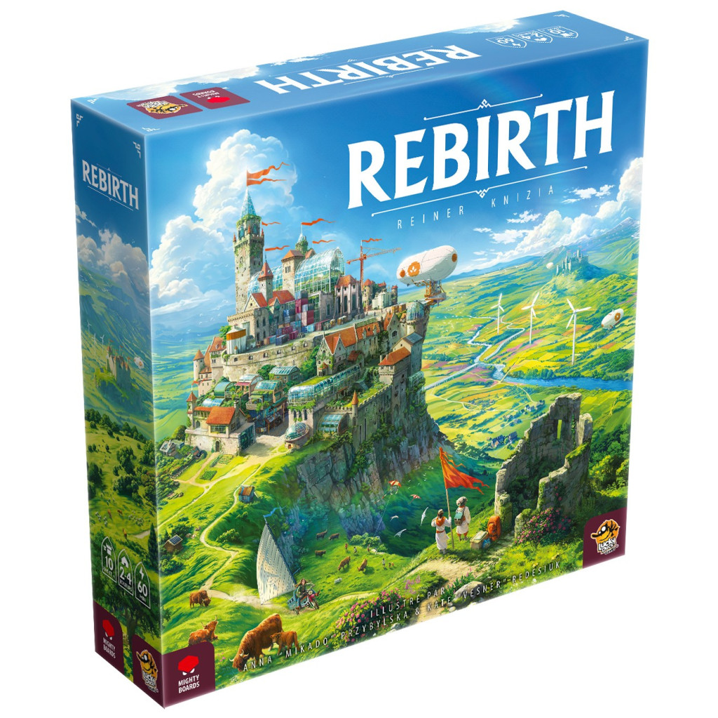 Boîte du jeu de société stratégique Rebirth, jeu de placement et de reconstruction territoriale