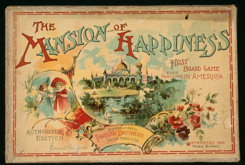 The Mansion of Happiness (1843), jeu de parcours moral du XIXe siècle