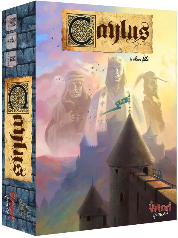 Boîte du jeu Caylus de William Attia, jeu stratégique emblématique du placement d’ouvriers