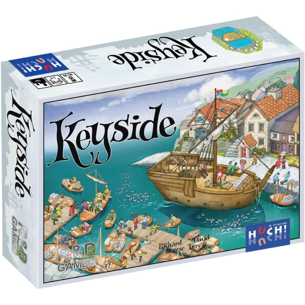 Keyside, jeu de société expert de gestion et optimisation dans un univers maritime