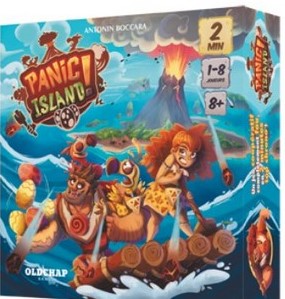 Boîte du jeu Panic Island, jeu coopératif d’observation en temps réel