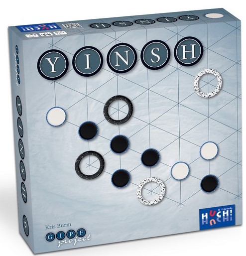 Boîte du jeu YINSH de Kris Burm, jeu abstrait stratégique du projet GIPF