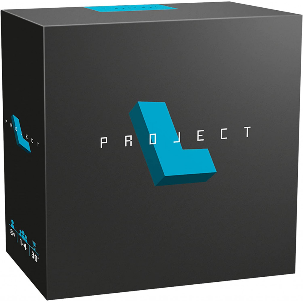 Boîte du jeu Project L, jeu de réflexion basé sur des polyominos